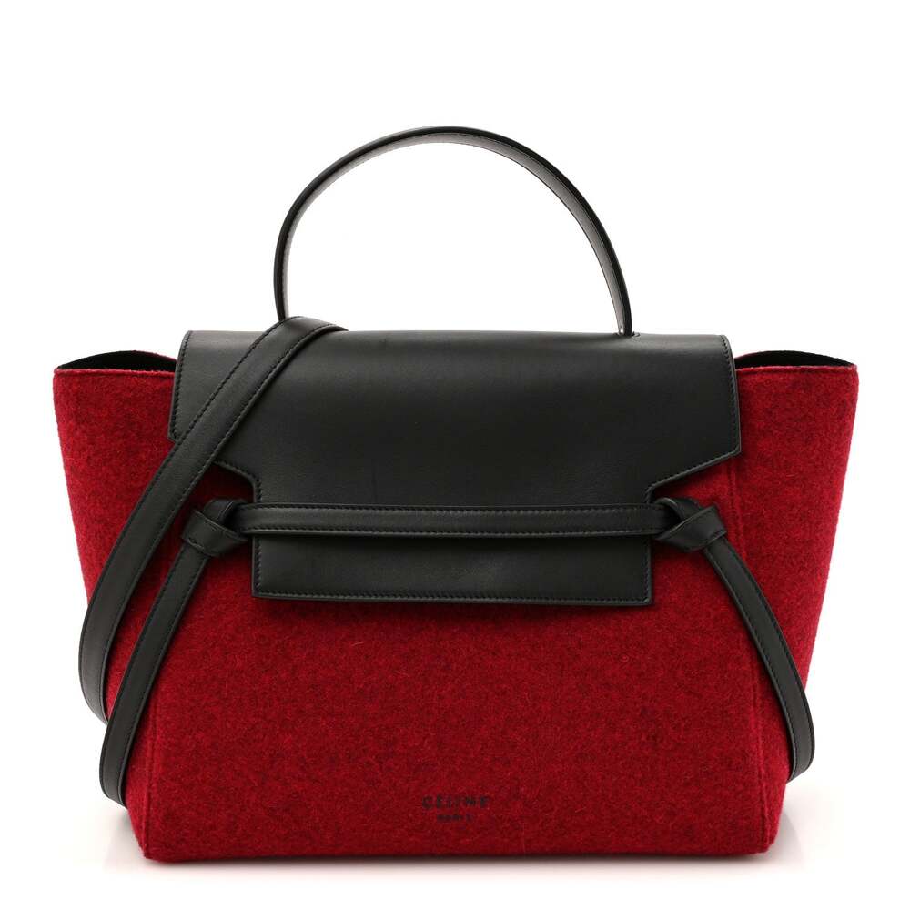 Celine Felt Smooth Calfskin Mini Belt #262995C10B